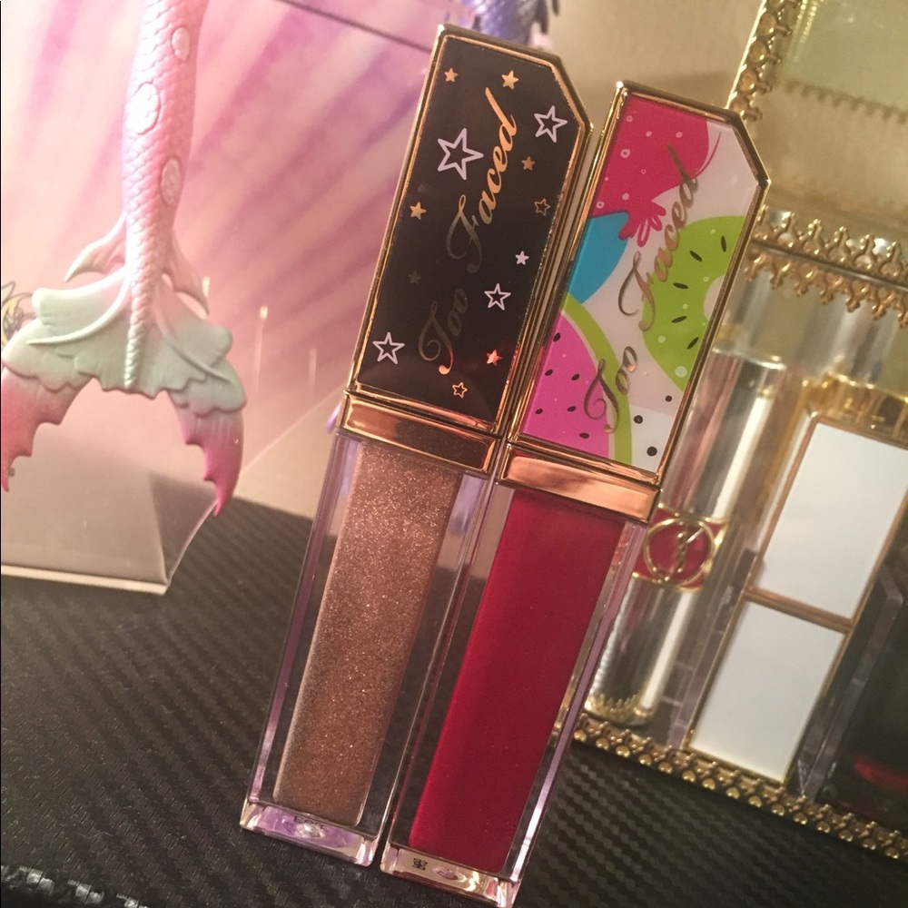 🍑Too Faced tutti frutti🍉 lip&eye bundle